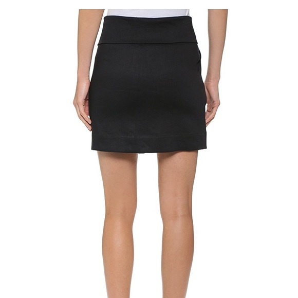 VINCE FOLD OVER WAIST BAND SKIRT OLIVE - Picture 6 of 11